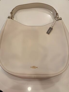 Coach Nomad Hobo Bag in Chalk Leather